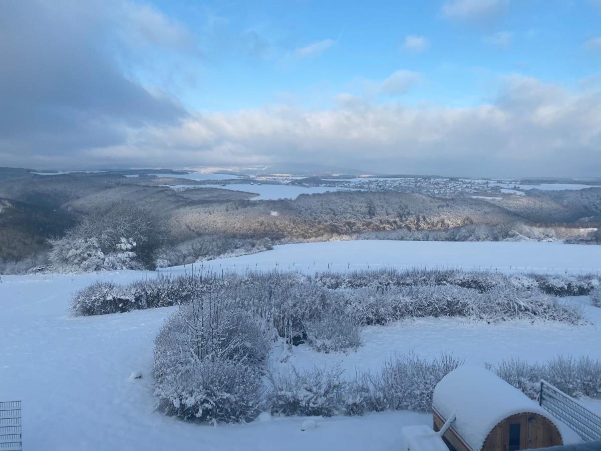 Hunsrueck Valley View Apartment With Cedar Sauna Bruschied Εξωτερικό φωτογραφία