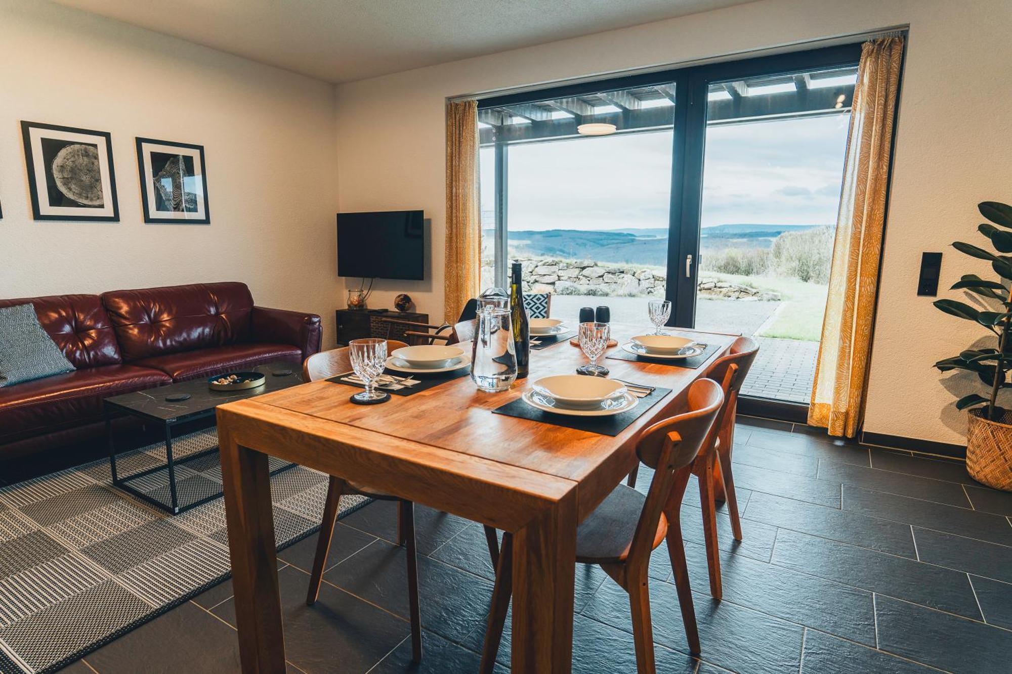 Hunsrueck Valley View Apartment With Cedar Sauna Bruschied Εξωτερικό φωτογραφία