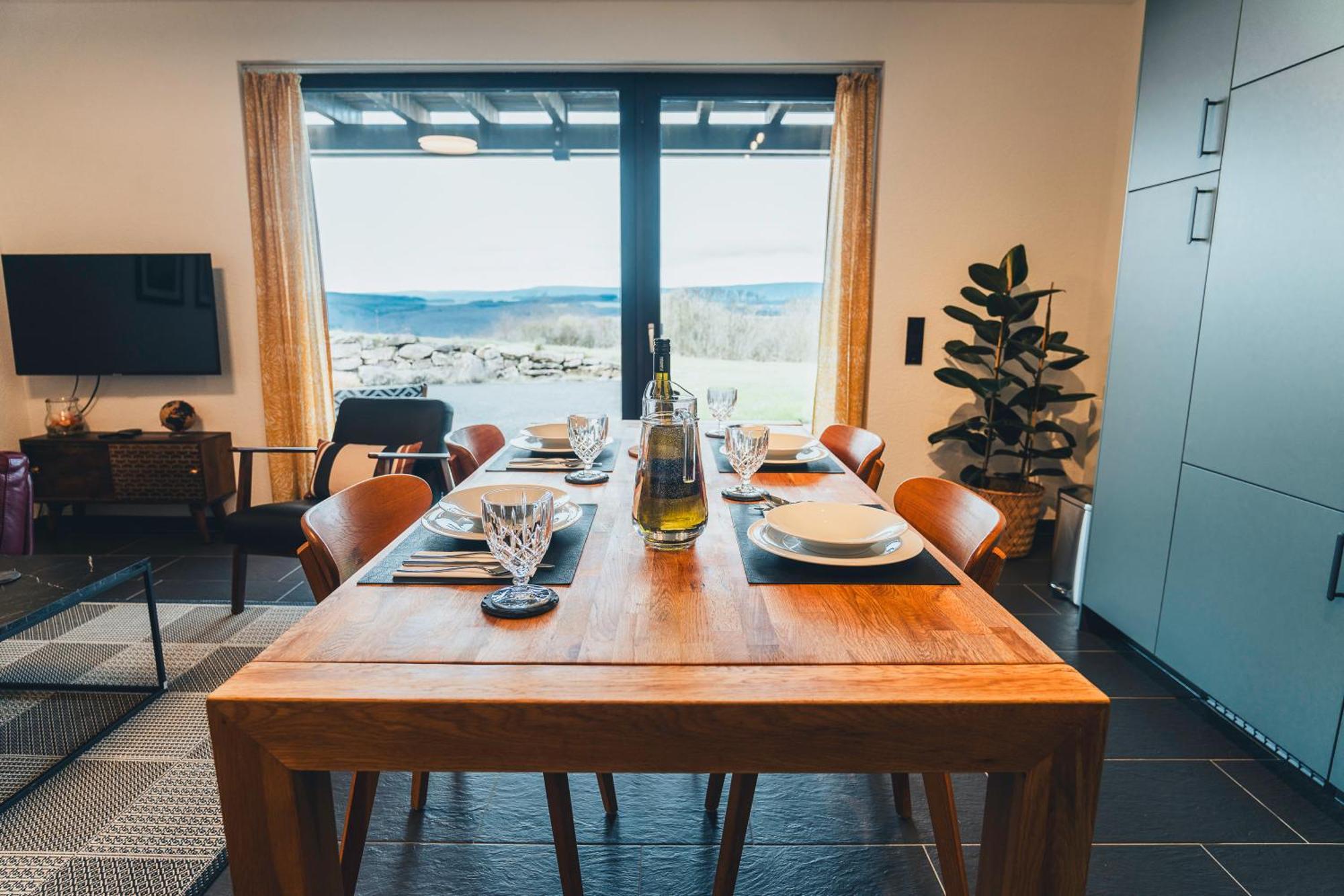 Hunsrueck Valley View Apartment With Cedar Sauna Bruschied Εξωτερικό φωτογραφία