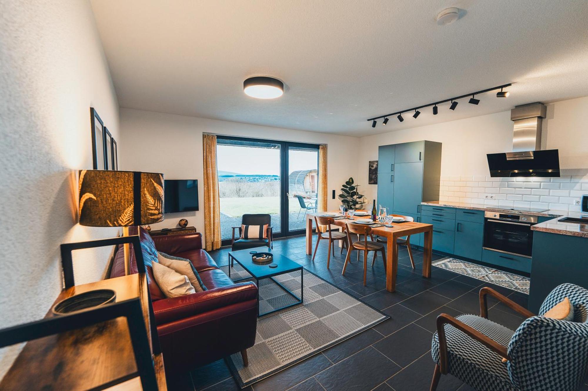 Hunsrueck Valley View Apartment With Cedar Sauna Bruschied Εξωτερικό φωτογραφία