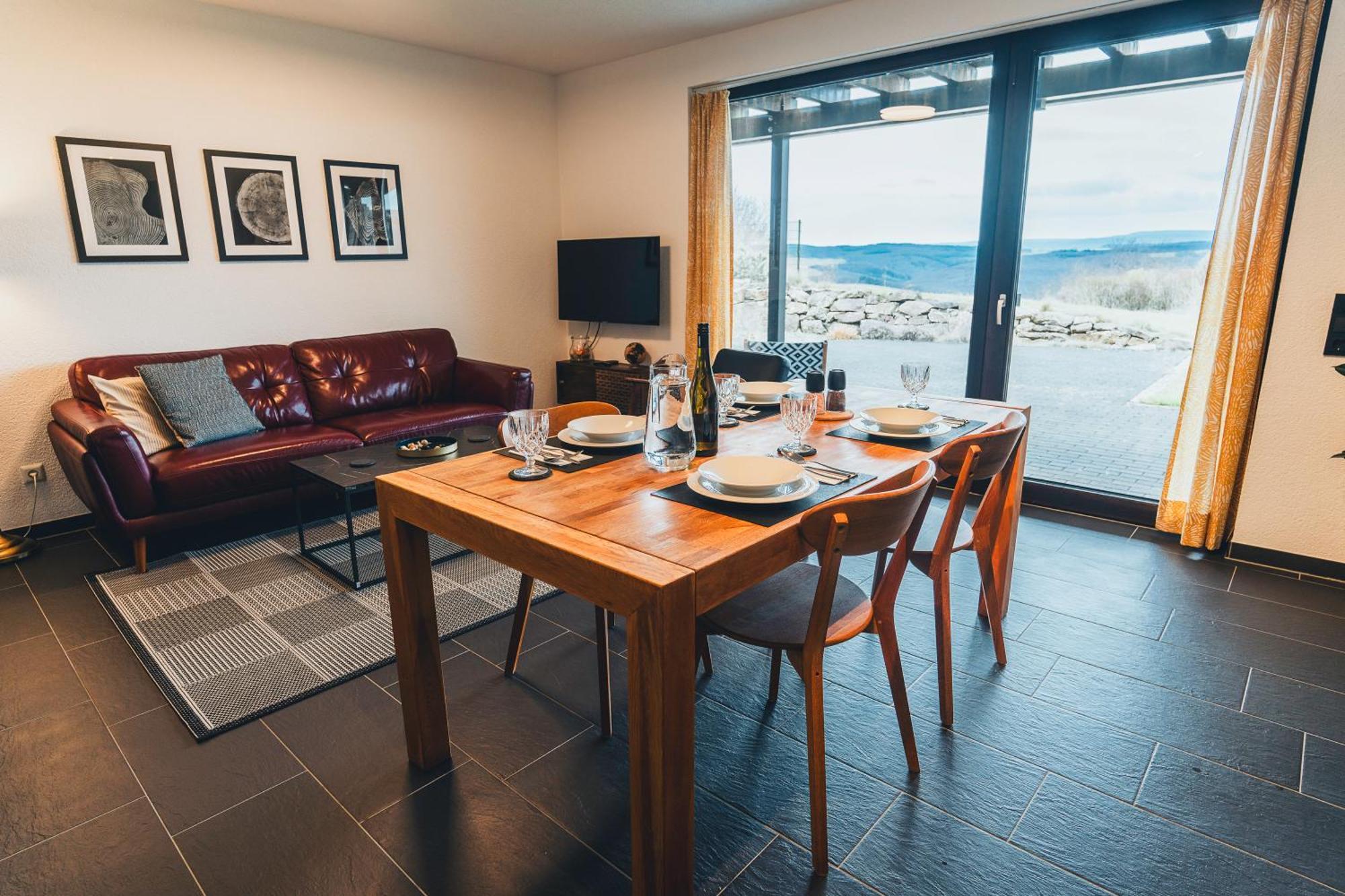 Hunsrueck Valley View Apartment With Cedar Sauna Bruschied Εξωτερικό φωτογραφία