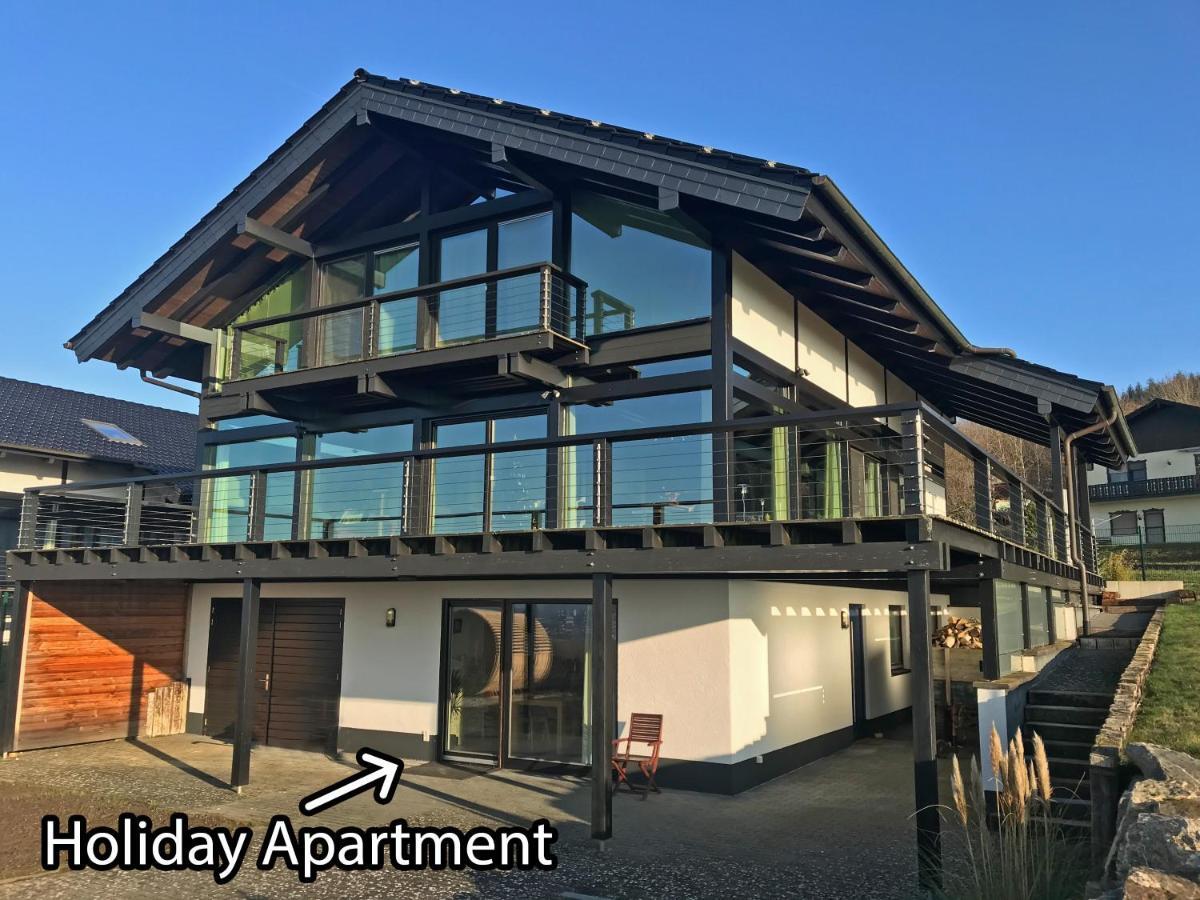 Hunsrueck Valley View Apartment With Cedar Sauna Bruschied Εξωτερικό φωτογραφία